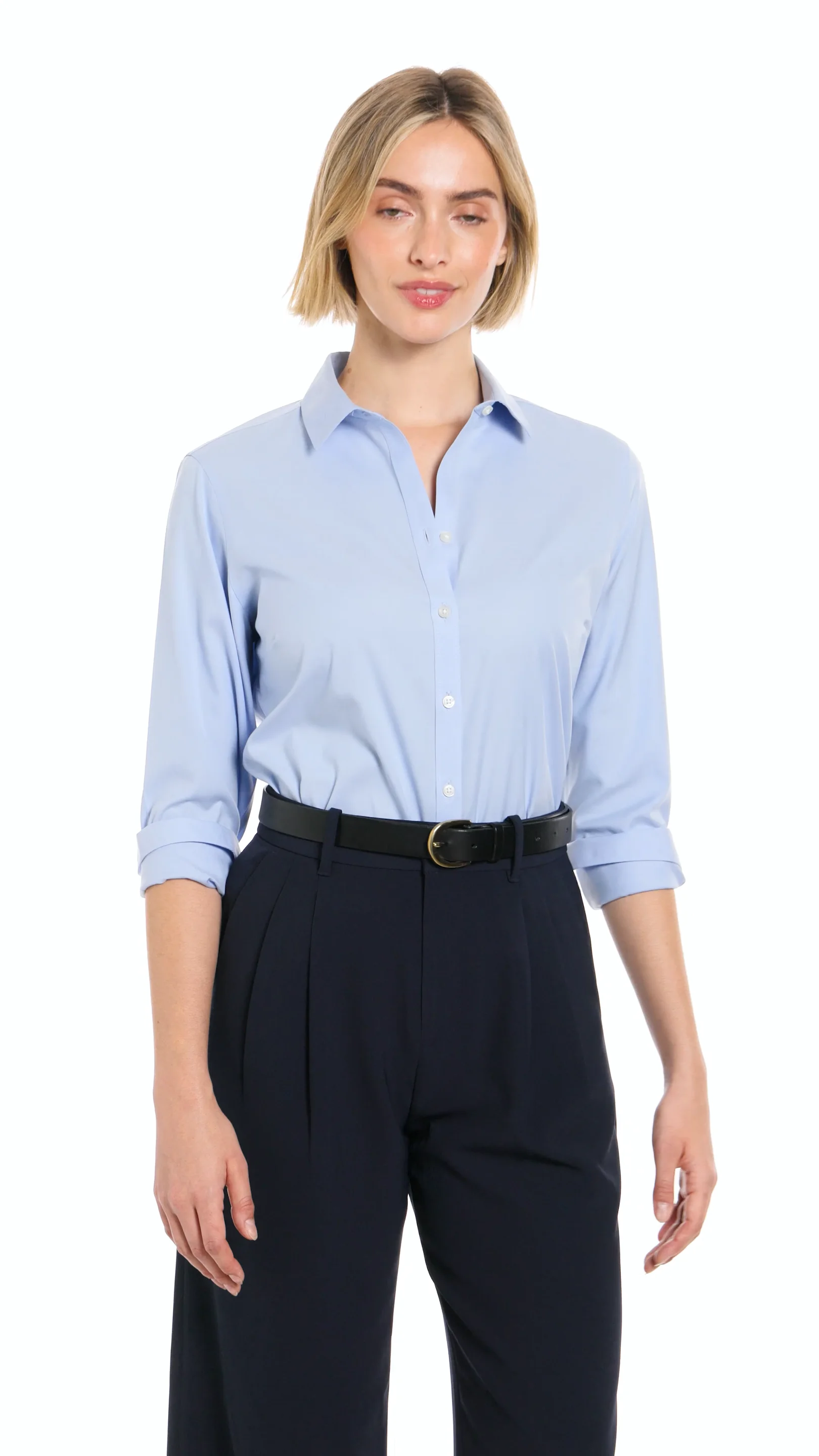 Brooks Brothers® Women’s Wrinkle-Free Stretch Pinpoint Shirt BB18001 ...