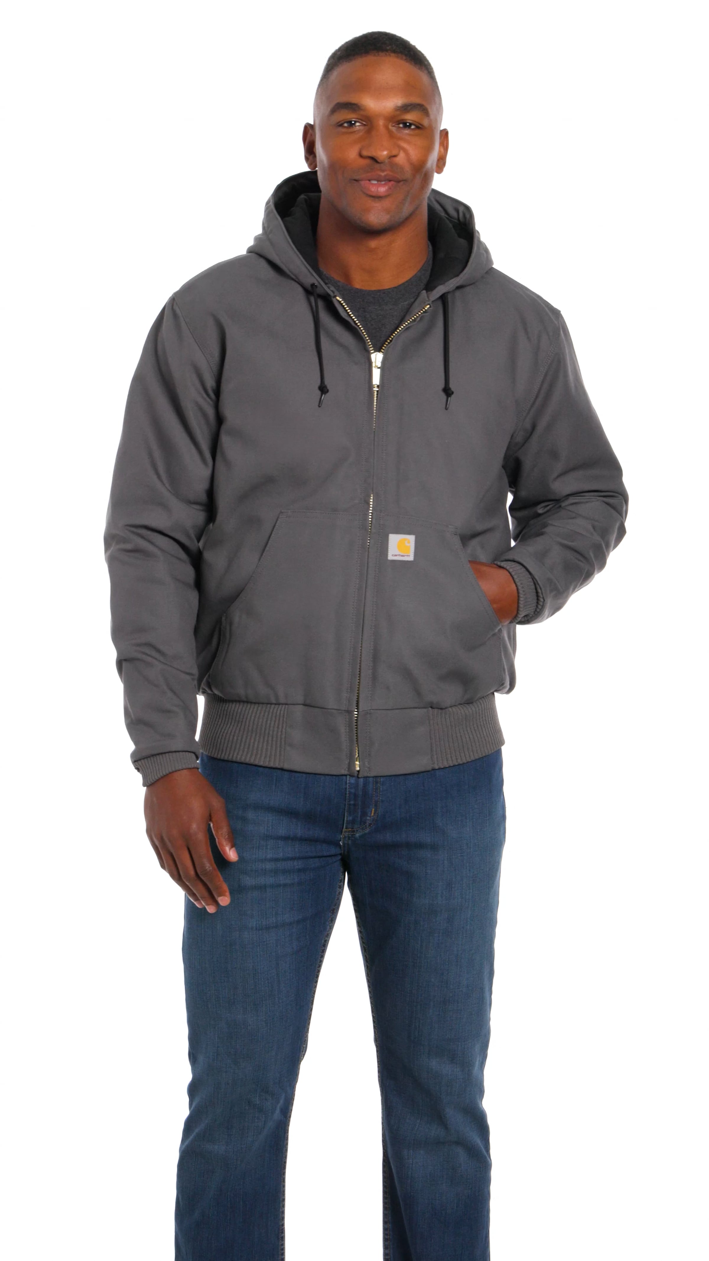 Carhartt® Quilted-Flannel-Lined Duck Active Jac CT106677 | Videos ...