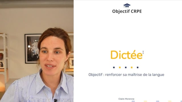 Dictée en live: testez votre orthographe pour le CRPE !