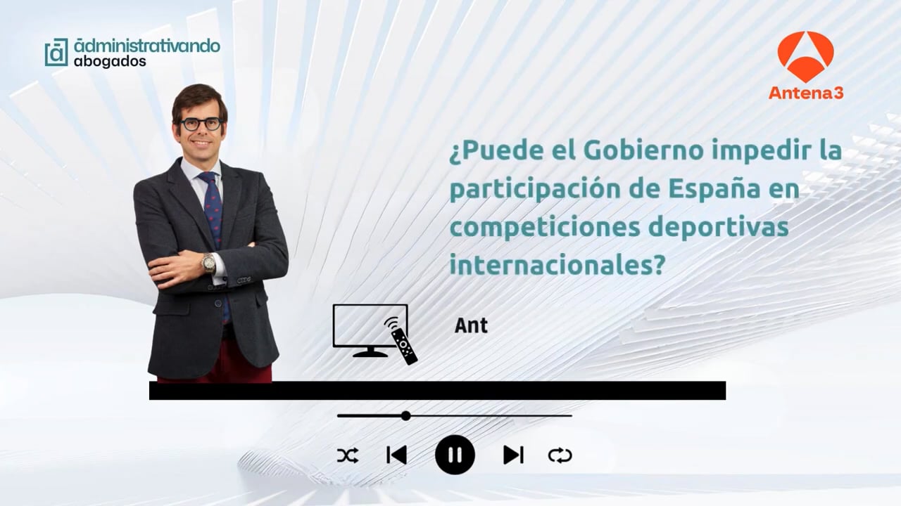¿Puede Gobierno impedir participación España competiciones deportivas internacionales