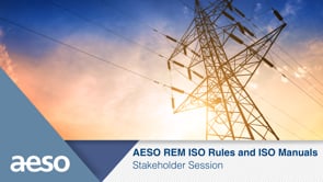 REM ISO Rules Stakeholder Session - October 6, 2026