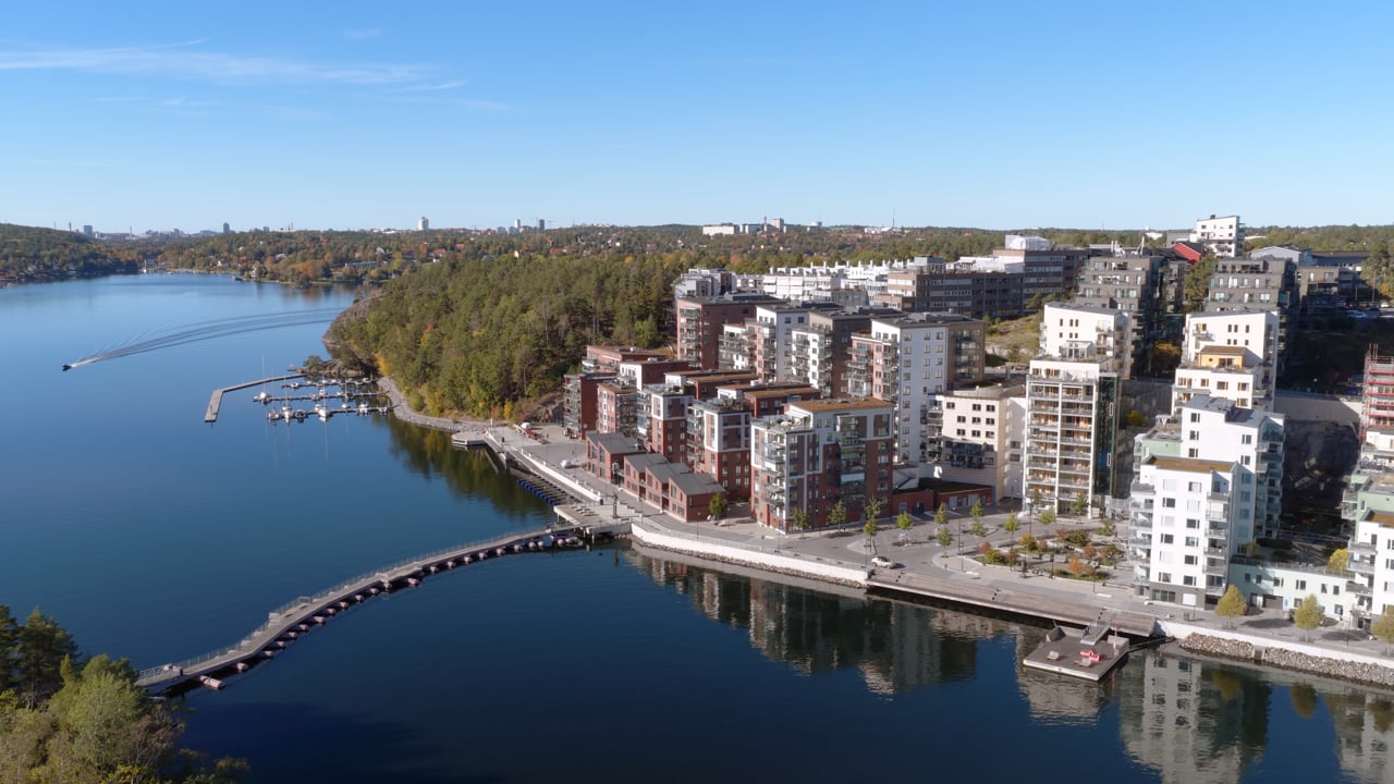 4 rum Lägenhet på Tollare strand 3 Tollare Nacka kommun - video