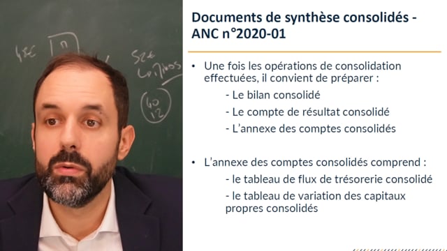 Présentation générale des process de consolidation