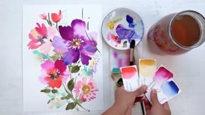 Colour-Coded Florals - Composition