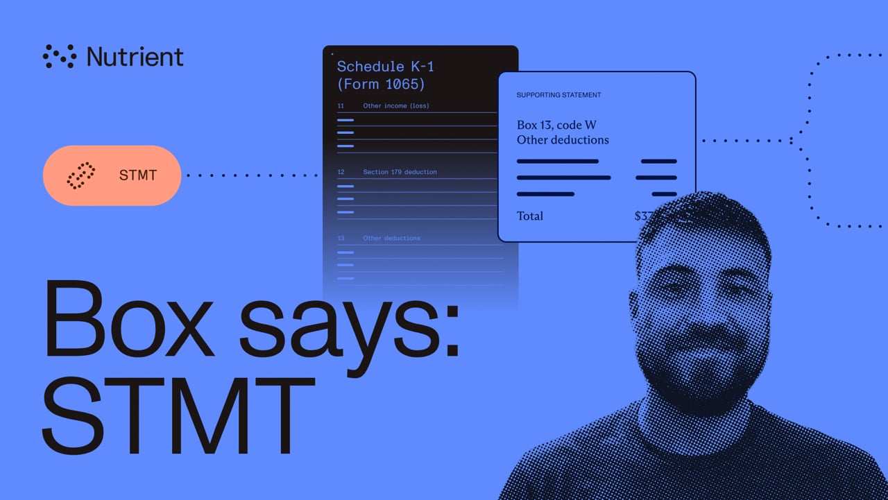 Extract Schedule K-1 data with AI, even when the box says STMT