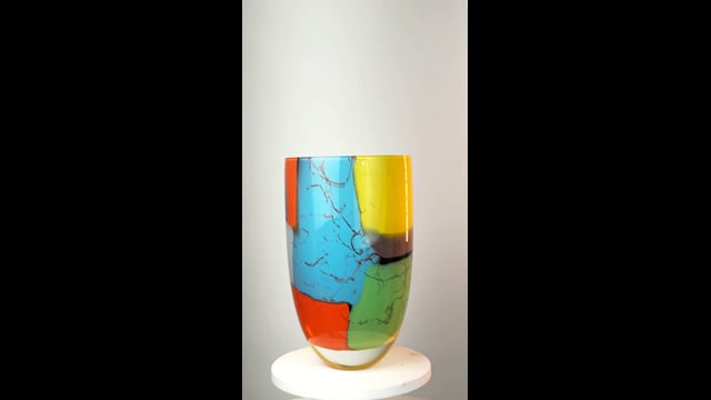 Vaso 444 MS Lascas Coloridas