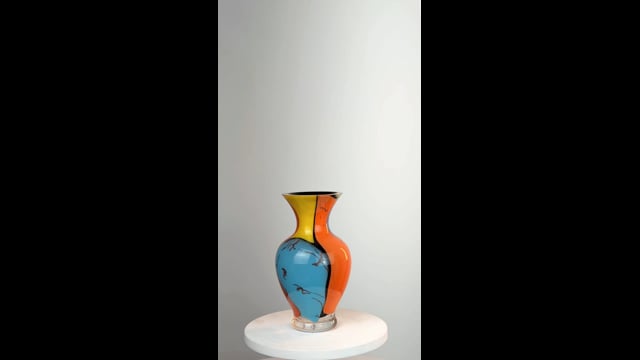 Vaso 84 Milênio Lascas Coloridas