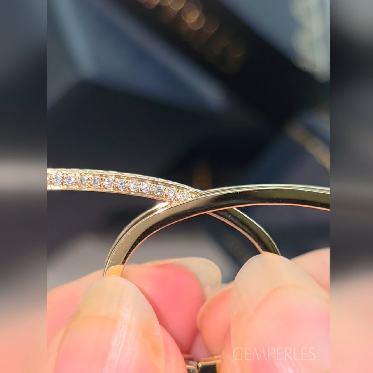 Anello Ciondolo - Oro Giallo & Diamanti | Gemperles
