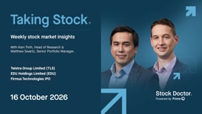 Taking Stock Weekly Insights 16 October 2026
