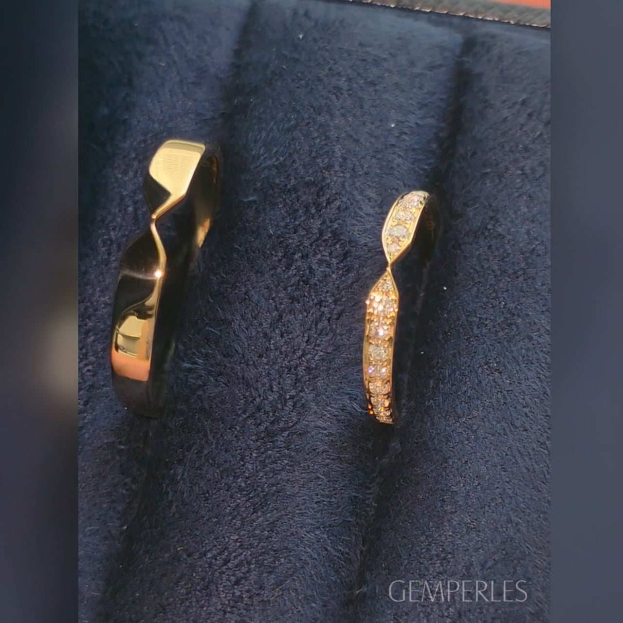 Fedi Arrows - Oro Giallo & Diamanti | Gemperles
