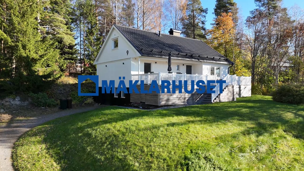 7 rum Villa på Orrvägen 9 Domsjö Örnsköldsviks kommun - video