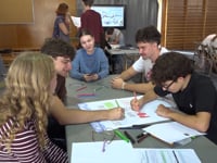 Alumnes de l'Erasmus+ de l'Institut treballen turisme i mediambient