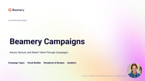 Beamery Campaigns Champion Training 10.01.2026