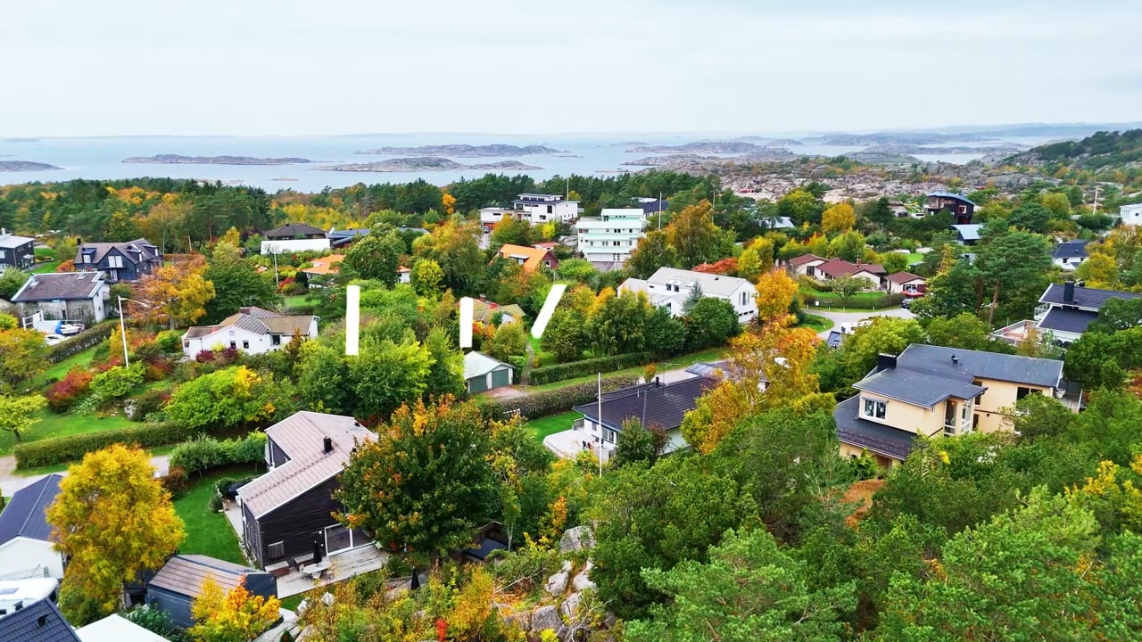 4 rum Villa på Norra Korshamnsvägen 6B Kullavik Kungsbacka kommun - video
