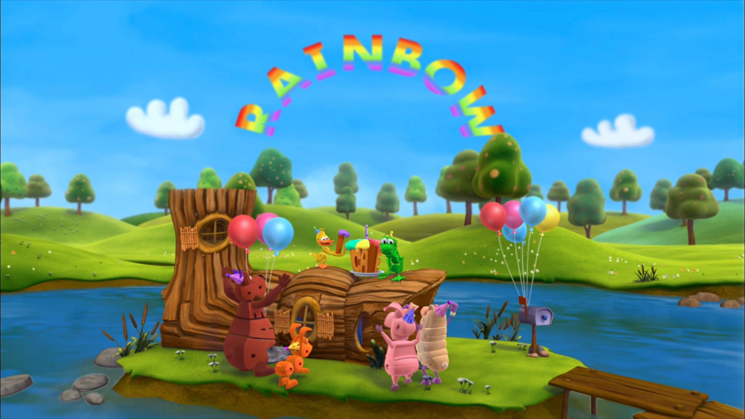 Back on Track/The Rainbow Birthday Cake | WordWorld | Videos & Movies ...