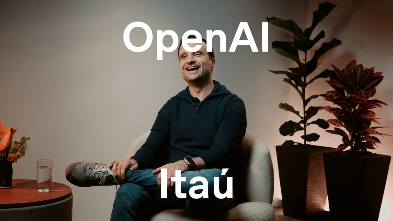 Publisher video preview: Itaú describes a phased rollout of conversational banking with governed model access