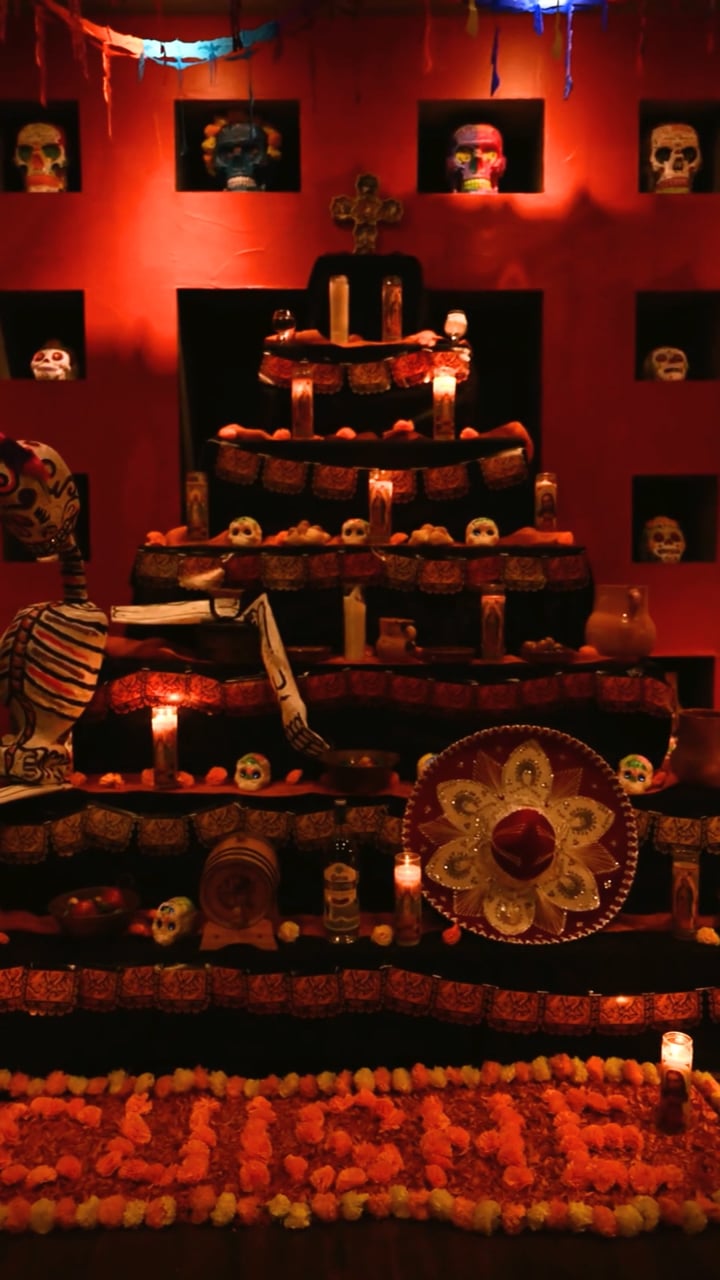 The Day of the Dead altar at Cuishe