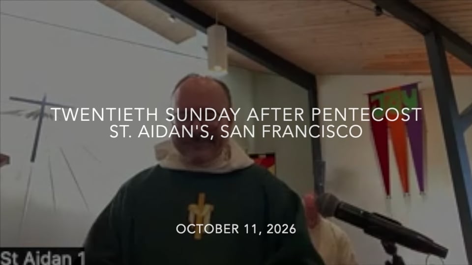 Twentieth Sunday After Pentecost