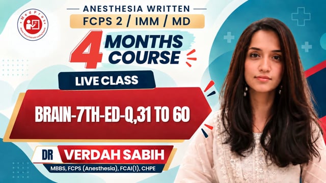 Live Class || Brian_7th_Ed_Q-31-60 || Dr Verdah