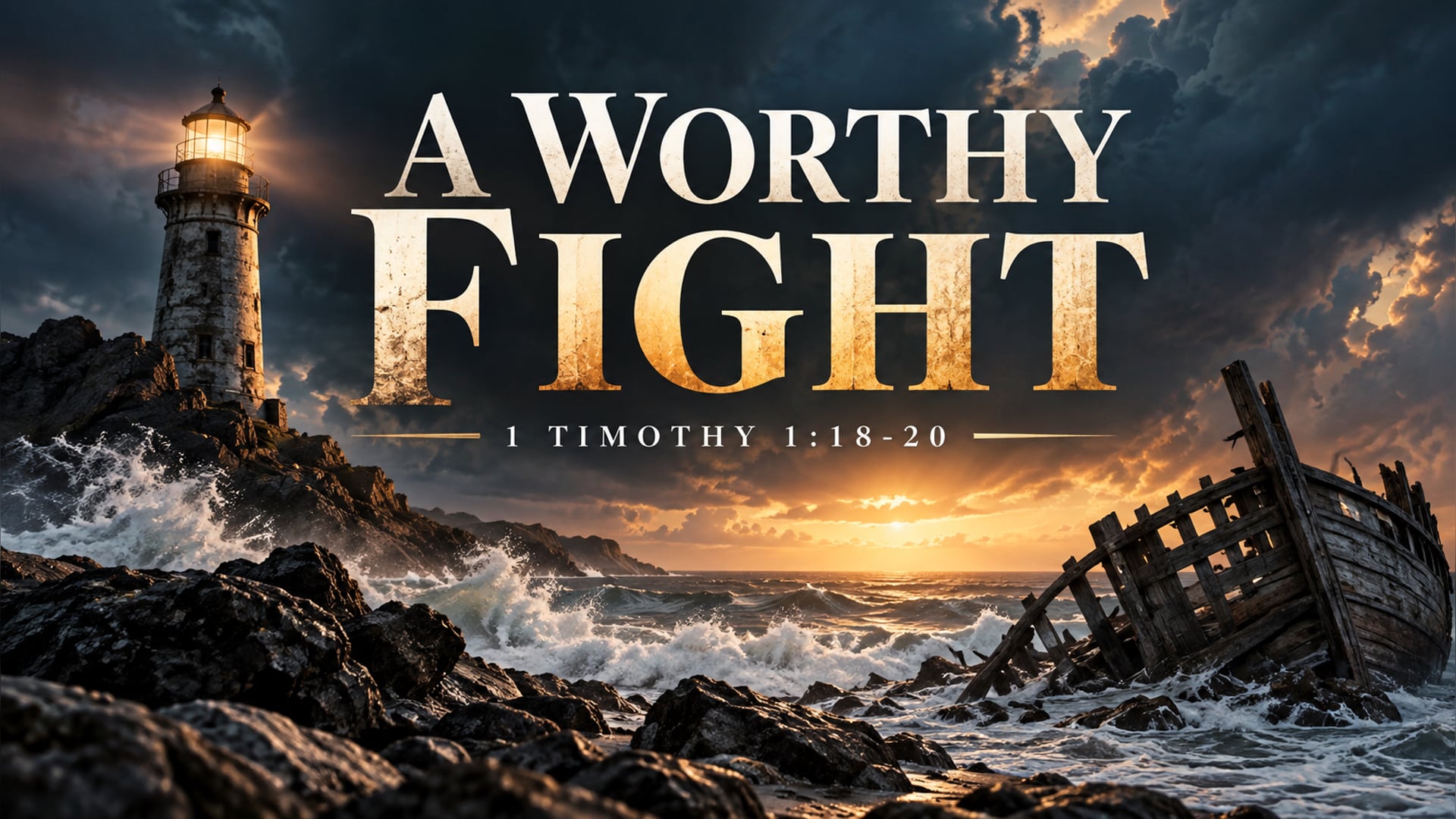 1 Timothy 1:18-20 (A Worthy Fight)