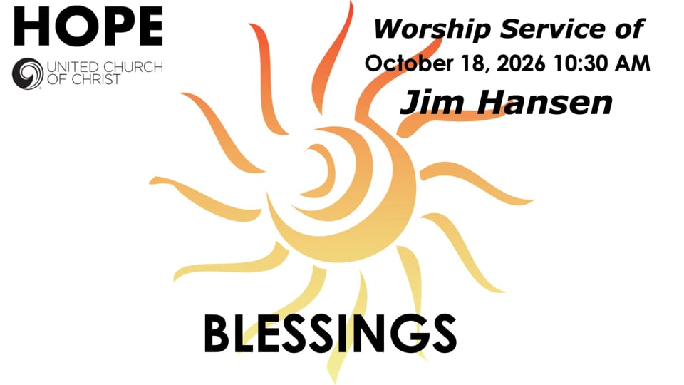 Luck, Blessings, and the Will of God