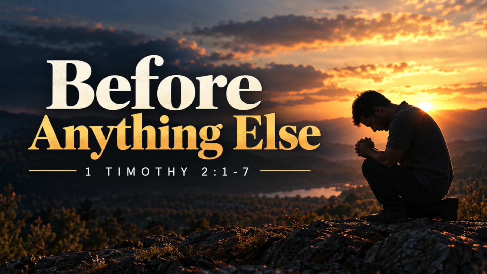 1 Timothy 2:1-7 (Before Anything Else)
