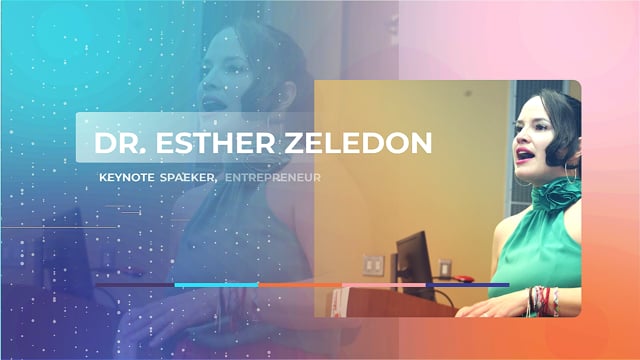 Dr. Esther Zeledón speaker sizzle reel