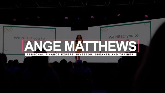 Ange Matthews speaker sizzle reel