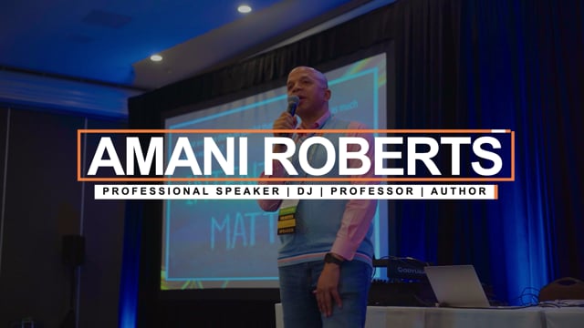 Amani Roberts speaker sizzle reel
