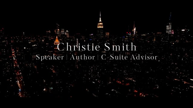 Christie Smith speaker sizzle reel