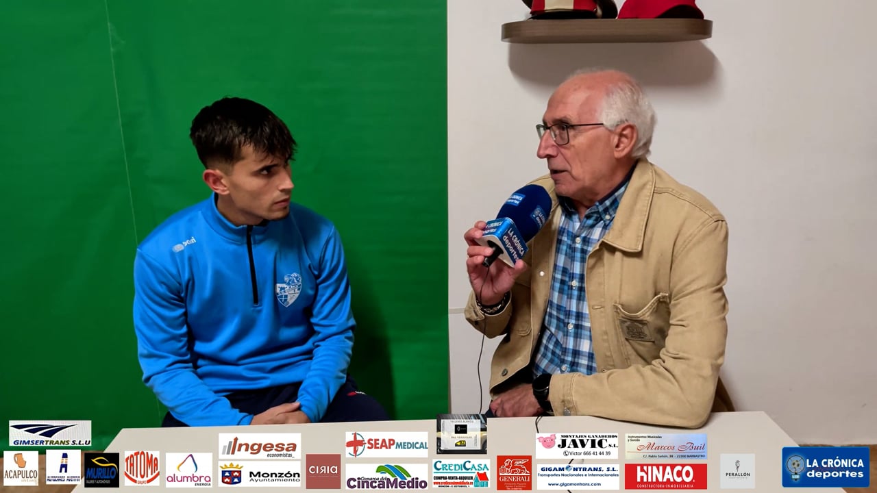 MARC  BAYONA  (Jugador CD Binefar) At Monzón 1-3 CD Binefar / J 7 / 3ª RFEF