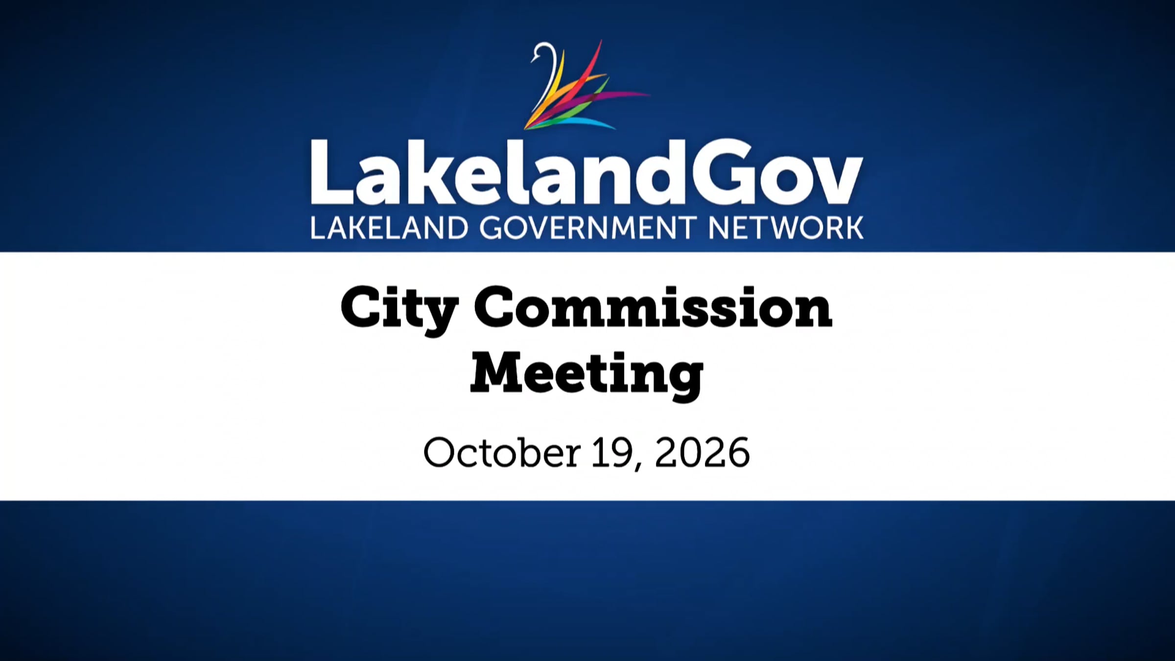 City Commission Meeting - October 19, 2026 | Videos & Movies on Vimeo