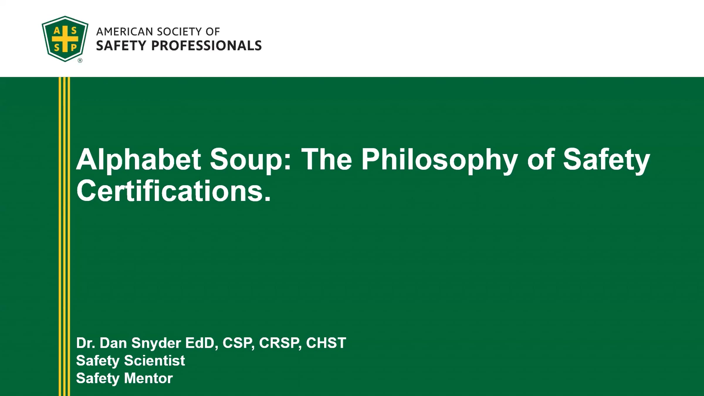 Alphabet Soup: The Philosophy of Safety Certifications - 20261008 ...