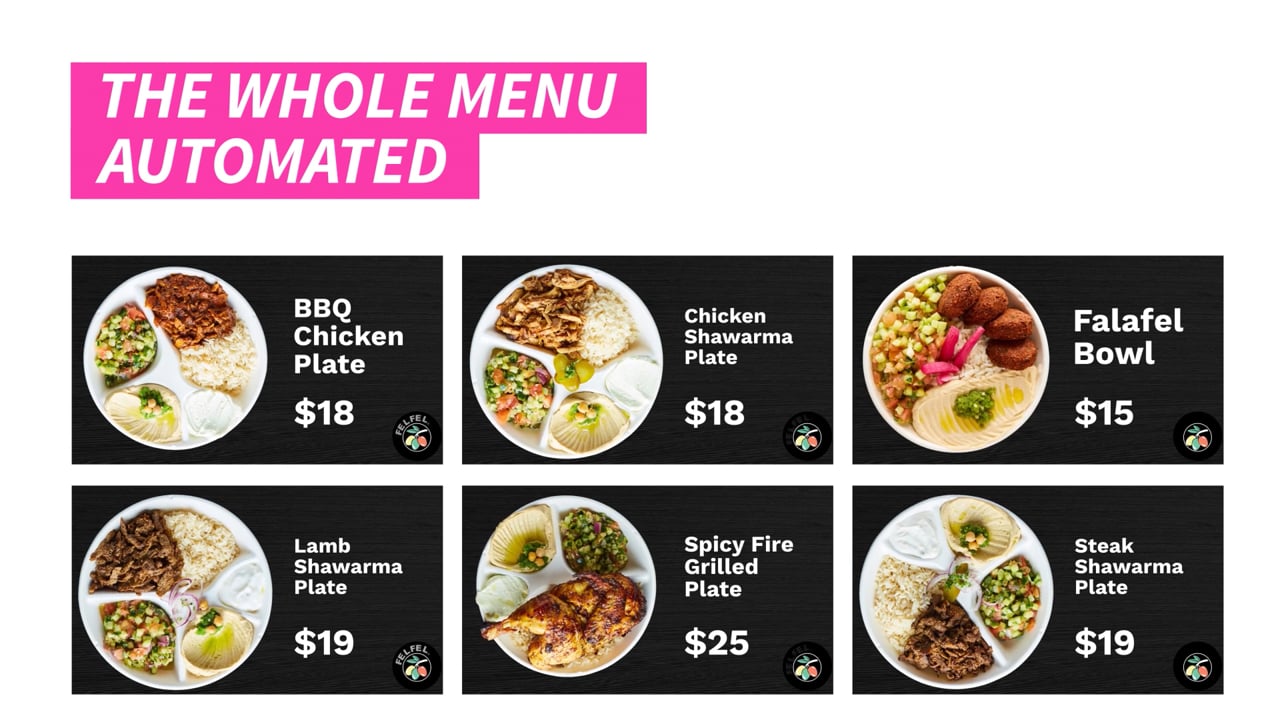 FelFel restaurant digital signage case study video