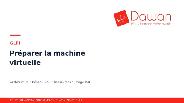 préparer la machine virtuelle