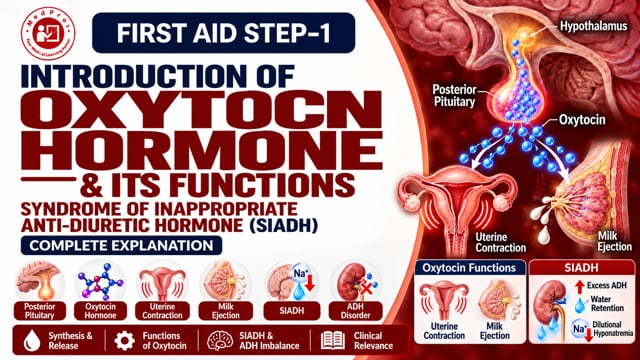 Oxytocin Hormone & Its Functions Syndrome Of Inaproppriate Of Anti Diuretic Hormone