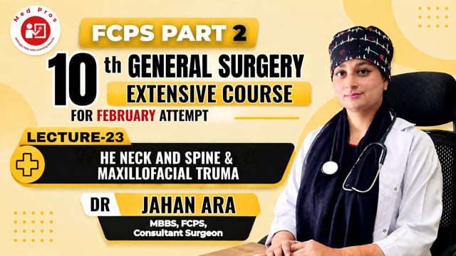 Dr.Jahan Ara Lecture 23 | FCPS Part 2| Surgery (Written)|Bailey part 04 Trauma Chapter 30/31