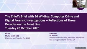 SASIG Webinar - Computer Crime and Digital Forensic Investigations – Reflections of Three Decades on th... 2026-10-20 10:00:06
