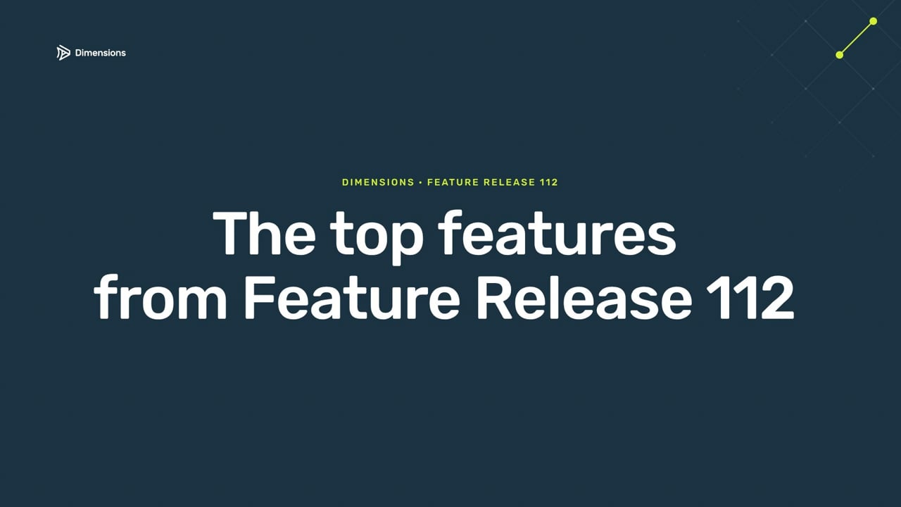 Feature Release 112