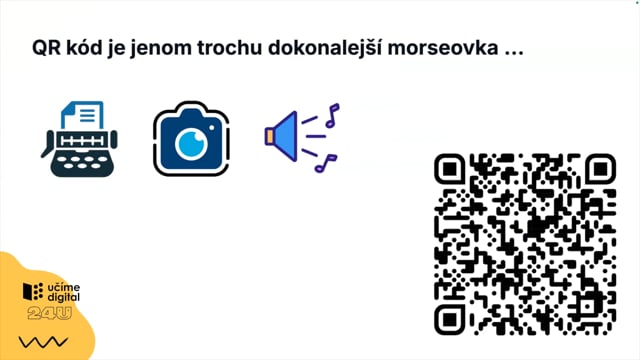 Webinář QR kódy pro všechny (Libor Klubal)