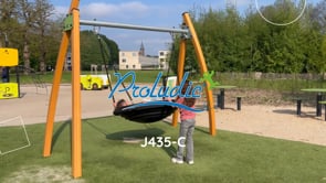 Nacelle J435-C® aires de jeux jeux classiques balançoires / portiques vidéo