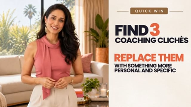 Quick Win – Banish 3 Coaching Cliches