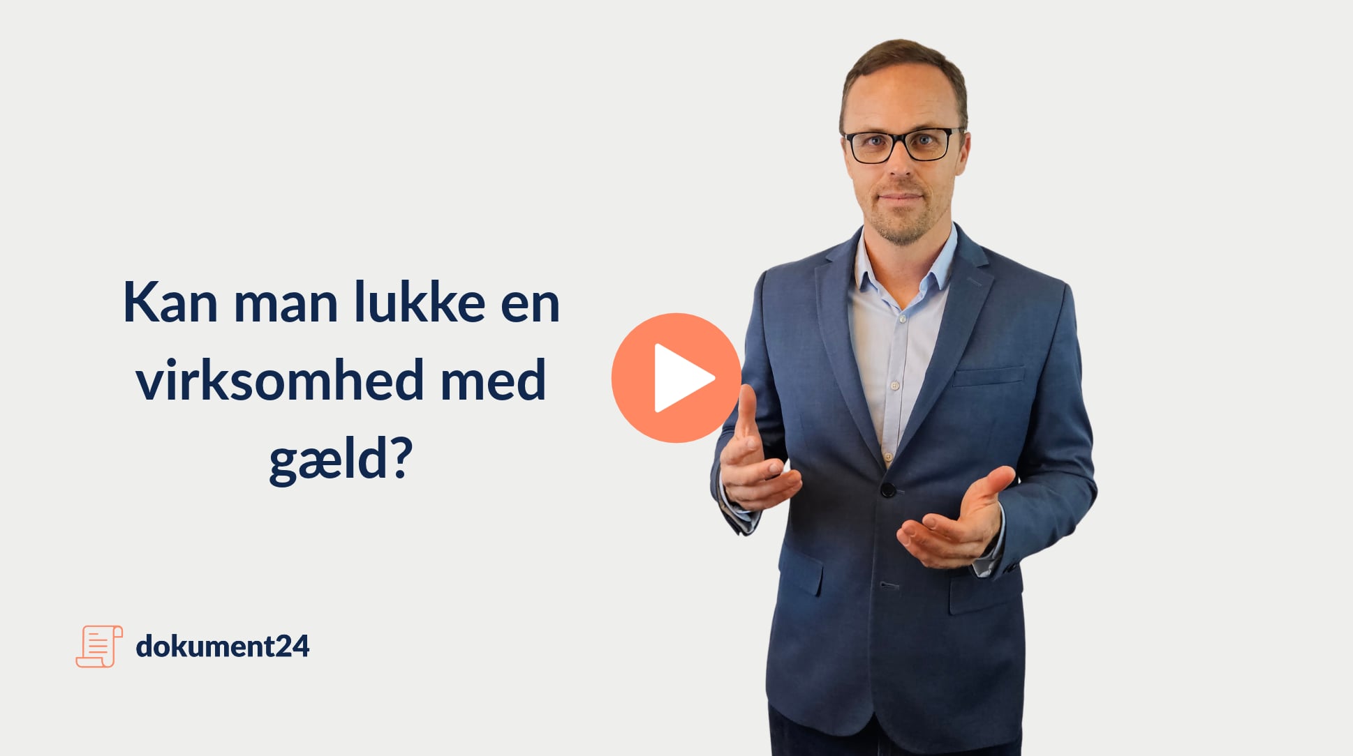 Kan man lukke en virksomhed med gæld?