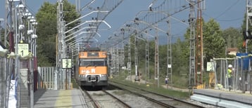Les obres de l'estació de tren de Camallera entren a la fase final