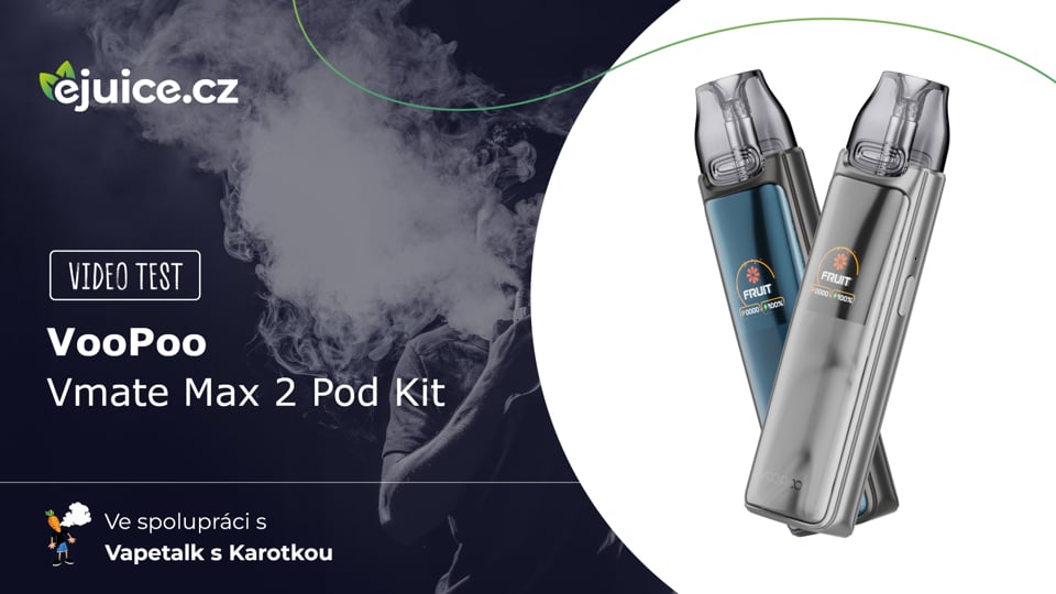 VooPoo Vmate Max 2 Pod Kit - video test (CZ)