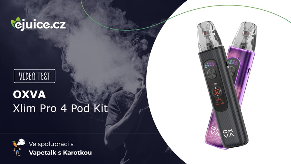 OXVA Xlim Pro 4 Pod Kit - video test (CZ)