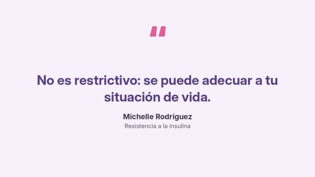 Testimonio en video de Michelle Rodríguez, paciente de la nutrióloga Ana María Vilas