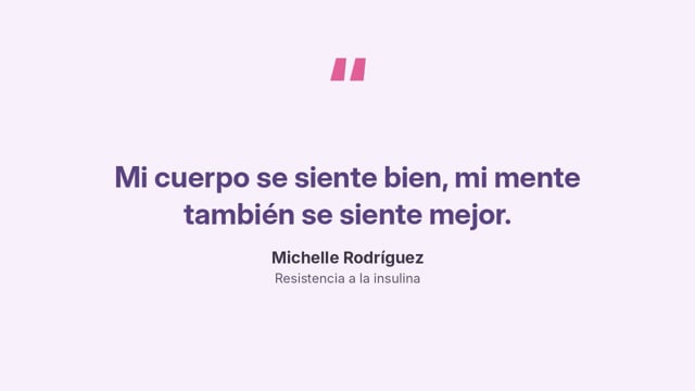 Testimonio en video de Michelle Rodríguez, paciente de la nutrióloga Ana María Vilas