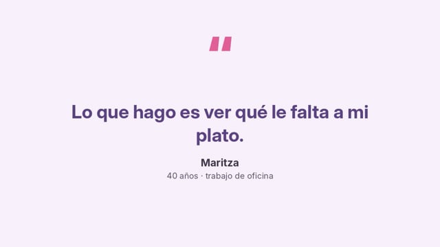 Testimonio en video de Maritza Hernández, paciente de la nutrióloga Ana María Vilas