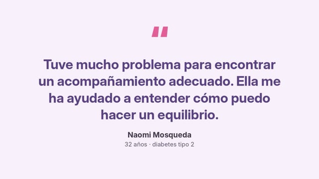 Testimonio en video de Naomi Mosqueda, paciente de la nutrióloga Ana María Vilas